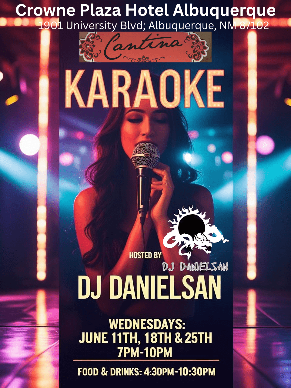 Karaoke Wednesdays at The Cantina with DJ Danielsan